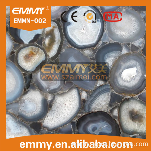 cheap raw gray gemstone agate natural slab decoration mosaic selling